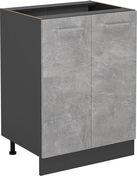 Vicco - Küchenunterschrank R-Line, Beton, 60 cm ohne Arbeitsplatte
