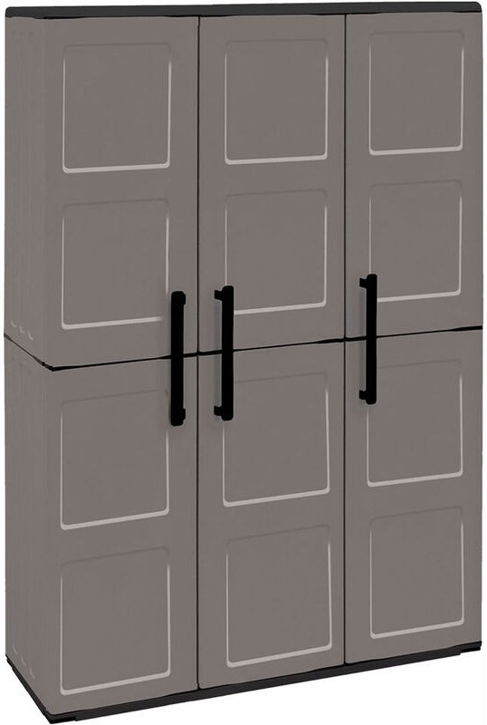 Hoher Kleiderschrank mit gratis Besenhalter cm 102 x 37 x h 163 Art Plast