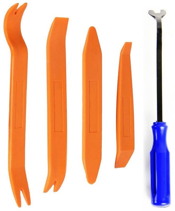 5-teiliges Werkzeug zum Entfernen der Verkleidungsinstallation, Auto-Innenverkleidungs-Stereo-Installationswerkzeug, Heb...