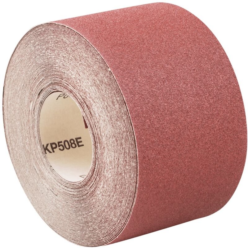 Korund Schleifbandrolle Papier sbr-p Breite 115 mmxLänge 25m A60 für universelle Anwendung - Pferd