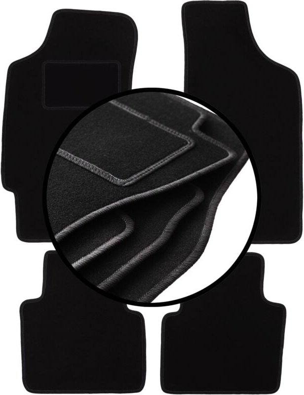 Komplettset Veloursmatten für: Dodge Neon Limousine (1994-2005)