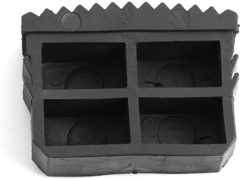 Jeffergarden 2 Teile/para Gummi Rutschfeste Ersatz Trittleiter Füße Fußmatte Kissensohle Schwarz
