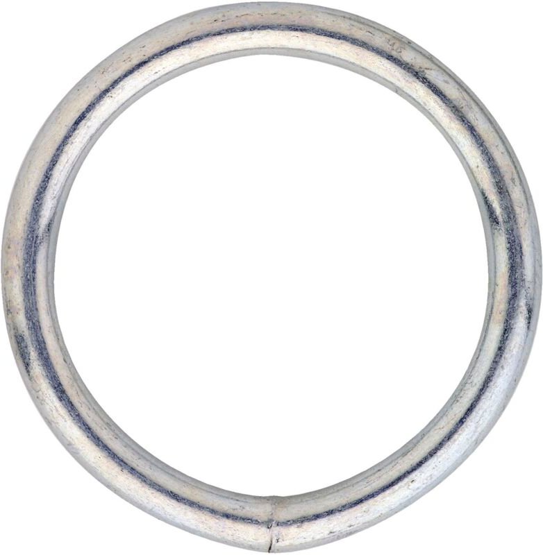 Stahlring (Barrenring) geschweißter Anbindering ø 4mm Metallring Stahl verzinkt