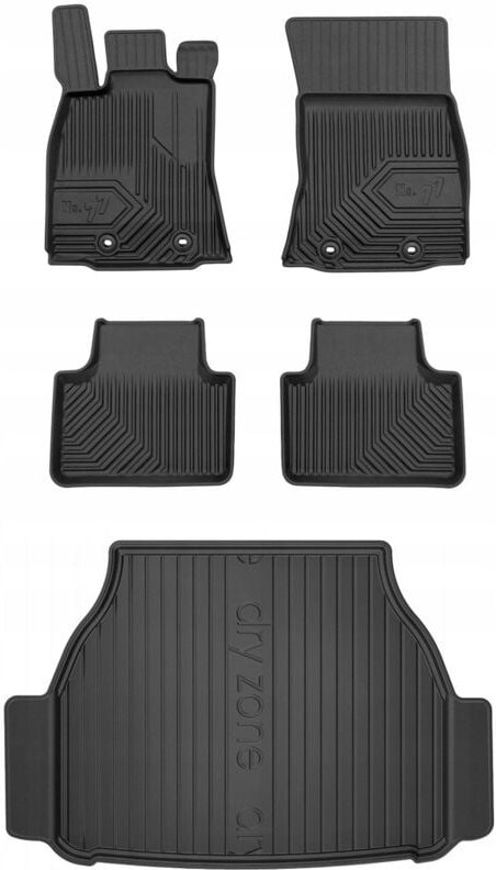 SET 77 Fußmatten und Matte Jaguar XJ X351 Limousine 2009-2019
