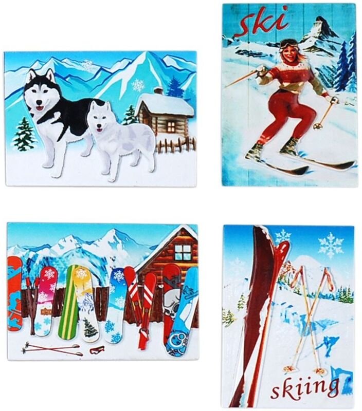 Signes Grimalt Magnetisches Geschenk Magnetischer Schnee 4 U Multikolor Magnetisch 1x5x7cm 14699