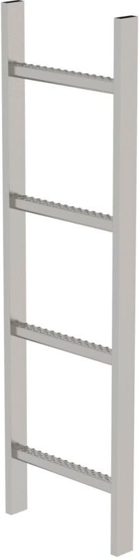 Thumbnail - Schachtleiter Edelstahl V4A 300 mm lichte Weite 4 Sprossen - 062004 - Günzburger Steigtechnik