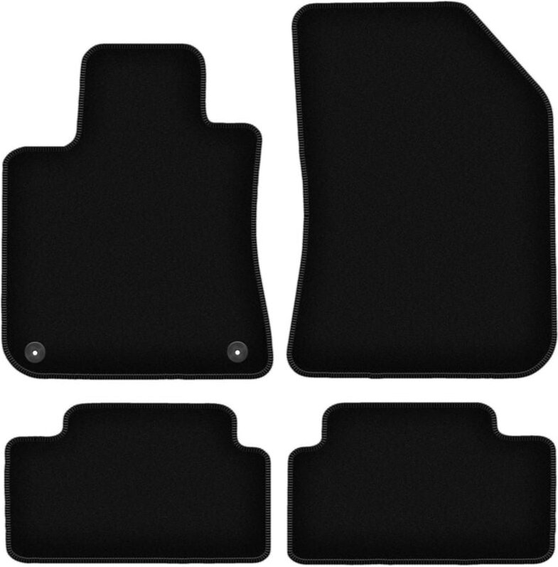BASIC schwarze Veloursmatten für: Peugeot 308 II Fließheck (2013-)