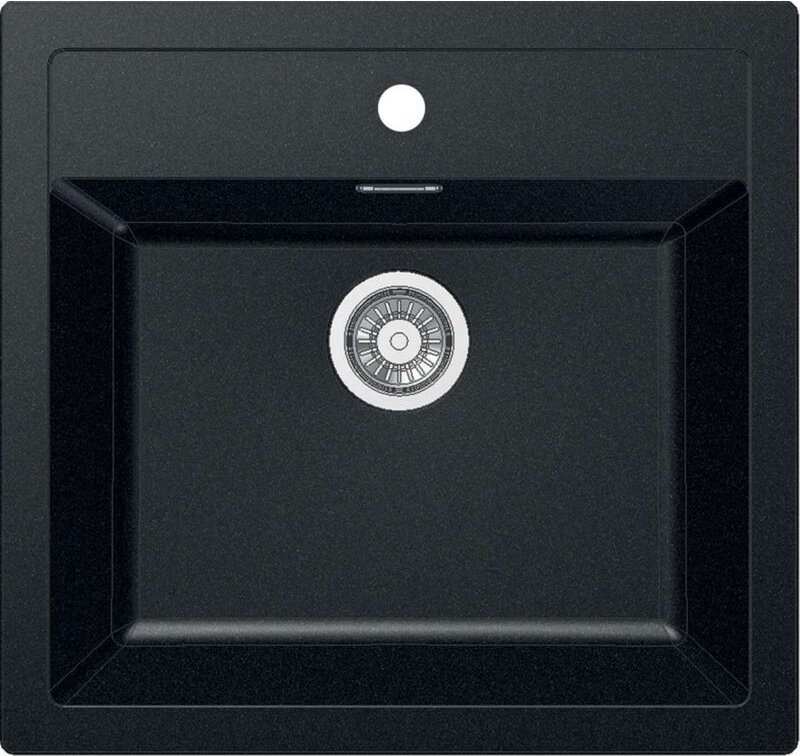 Franke - Sirius - Tectonite Spülbecken sid 610, 56x53 cm, schwarz 114.0264.011