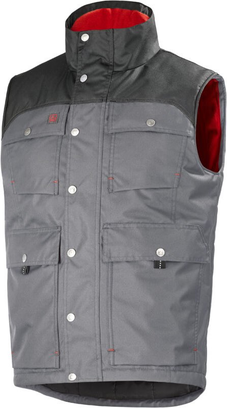 Bodywarmer Schaufel Grau Stahl / Schwarz 3xl