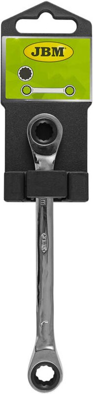 JBM - Ratschenschlüssel 14x15mm. glänzende Oberfläche 13488