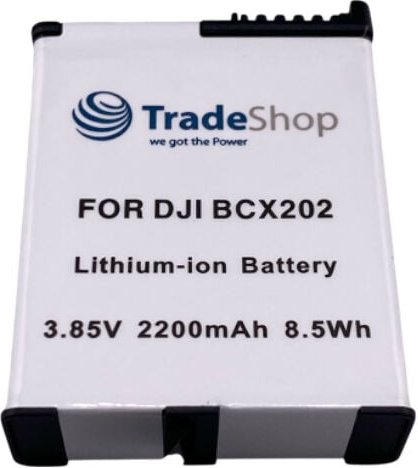 Thumbnail - Trade-shop - Li-Ion Akku 3,85V / 2200mAh kompatibel mit dji Osmo Action 3, 4, 5 ersetzt BCX202 / Actioncam, Action-Kamer...