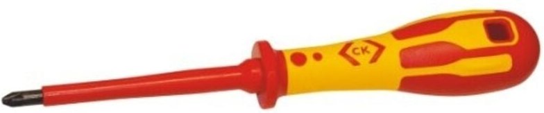 C.k Magma - c.k T49143-1 vde Kreuzschlitz-Schraubendreher pz 1 Klingenlänge: 80 mm din iso 8764, din en 60900