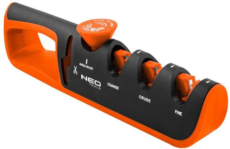 Neo Tools Messer- und Scherenschärfer mit einstellbarem Schleifwinkel