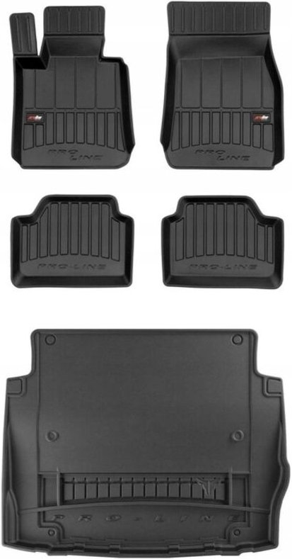 3D SET Fußmatten und Kofferraummatte BMW 1er F20 Fließheck 2011-2019