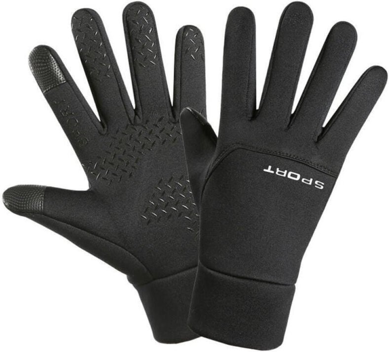 Thumbnail - Winterhandschuhe, rutschfest, wasserdicht, winddicht, lange Finger, Schwarz, Größe XL