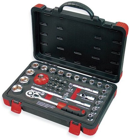 Dogher - sae 1/2 Sechskant-Steckschlüsselgehäuse 41 Stück 531-004