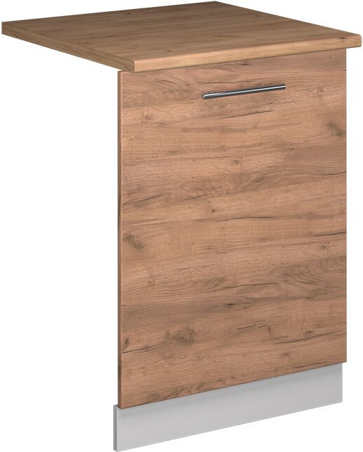 Vicco - Geschirrspülblende Fame-Line, Goldkraft Eiche, 60 cm , ap Eiche