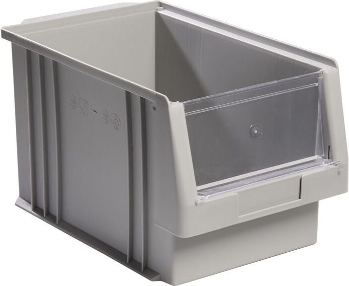 La-ka-pe 01450 02 05 Sichtlagerkasten plk L330xB213xH200mm pp grau