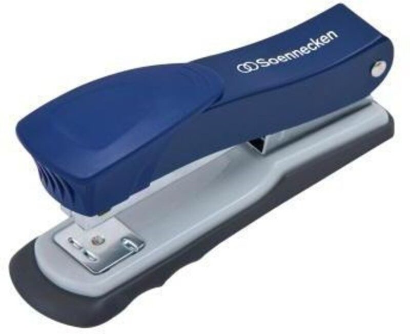 Thumbnail - Soennecken - Heftgerät 24/6 26/6 fest/lösbar/nageln 20 Bl. (80 g/m²) Metall blau