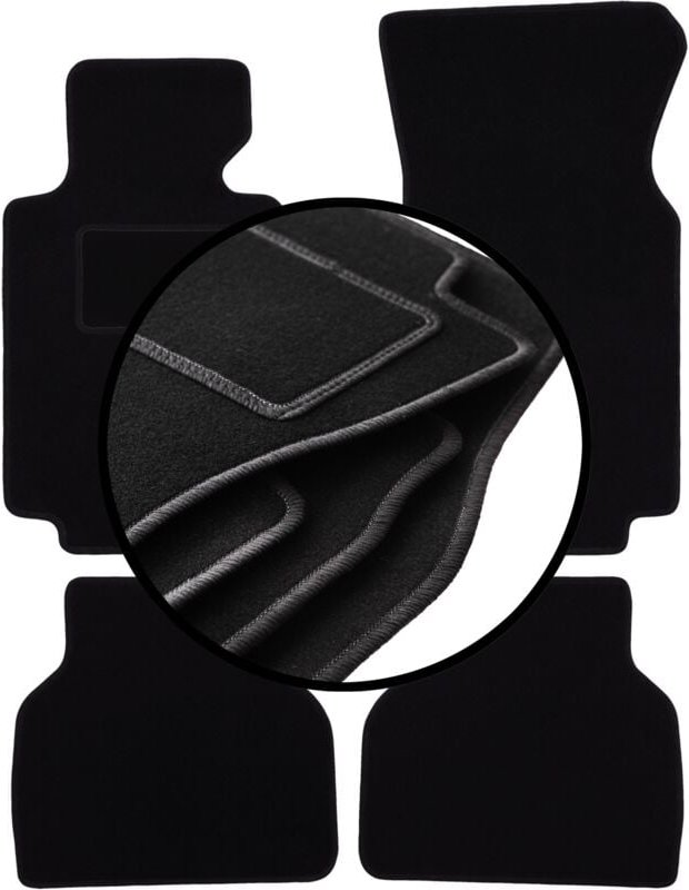 Komplettset Veloursmatten für: BMW 7 E38 Limousine (1994-2001)