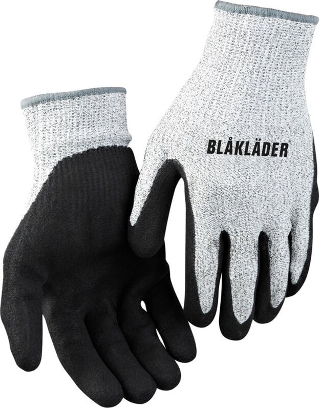 Gants de travail anti-coupure Blåkläder 2282 Noir/Gris chiné Blaklader - 228239469990 T7