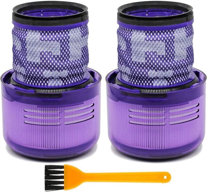 2 Stück Dyson v12 Filter, für Dyson v12 Slim Absolute Filter Staubsauger, für Dyson v12 Filter waschbares hepa Zubehör, ...