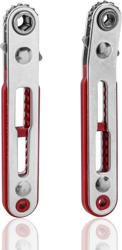 2-teiliger Mini-Ratschenschlüssel, magnetischer Ratschenschraubendreher, 1/4-Zoll-Offset-Schraubendreher, umschaltbarer ...