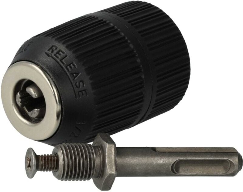 vhbw Schnellspannbohrfutter kompatibel mit Hitachi DV22VW4Z, DV20VDW4Z, DV20VB2, DV20VB2WUZ Akku Bohrschrauber, Bohrmasc...