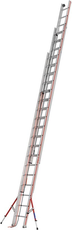 Schiebleiter 3x18 Sprossen - Länge 12.30m - 626154