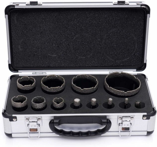 Diamant-Lochsägen im Koffer à 12 Stück KD11227