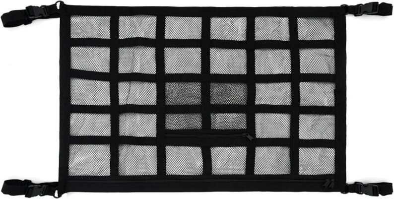 Thumbnail - (30 Gitter, 70 x 50 cm) Autodach-Aufbewahrungsnetz, Auto-Organizer-Tasche, universelle elastische Netztasche für den Aut...