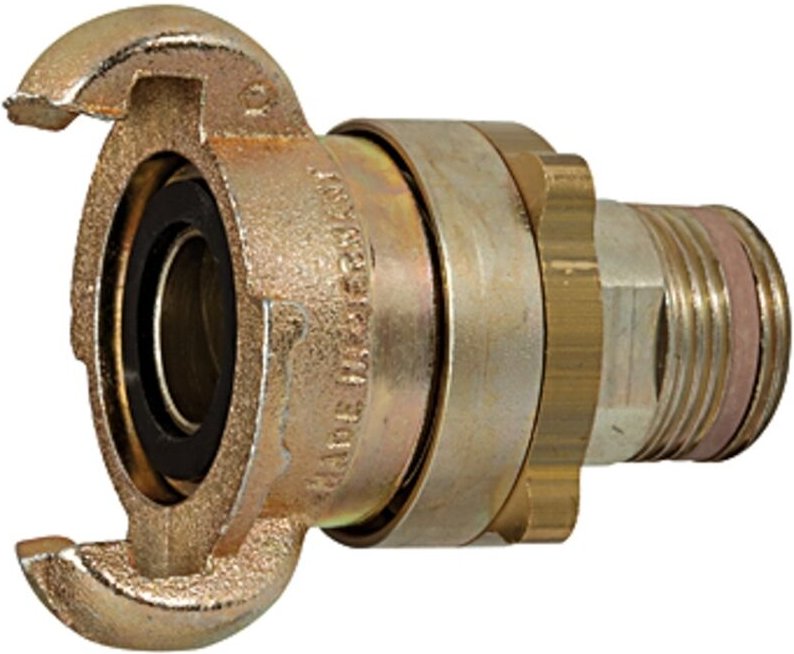 Riegler Sicherheits-Klauenkupplung mit Außengewinde, G 1/2, DN 13