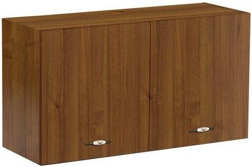 Antik Nussbaum-Oberbau-Oberschrank mit 2 Küchentüren Cm 90x32xh49