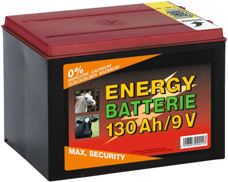 Batterie trocken 9v130ah h16 x l19 x b13 cm