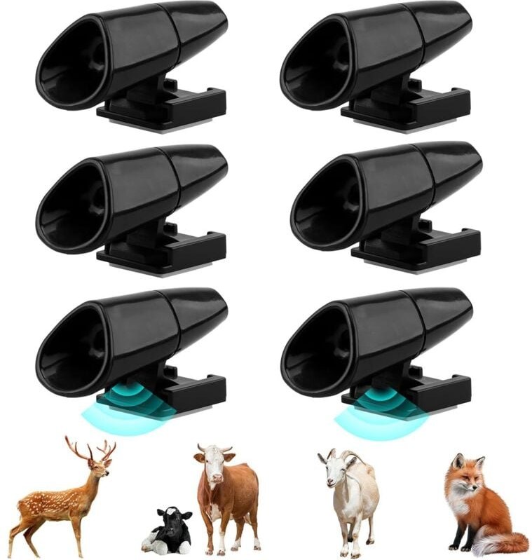 Stück Ultraschall-Wildschutzpfeife, Ultraschall-Autopfeife Wildschutz Hirsch Hase, Tierschutz- und Warngerät für Auto LK...