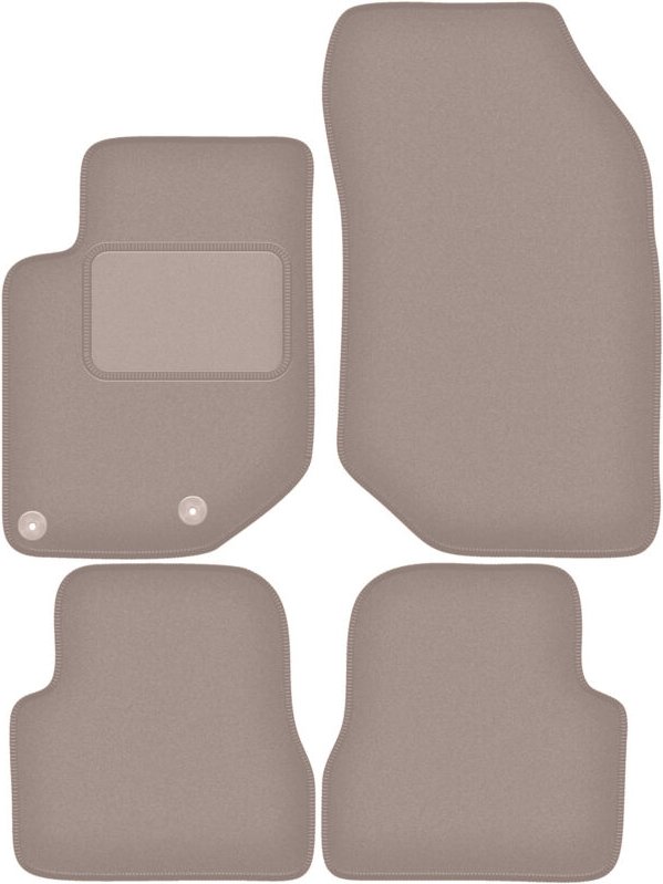 Beige Veloursmatten für: Opel Mokka II Crossover (2020-)