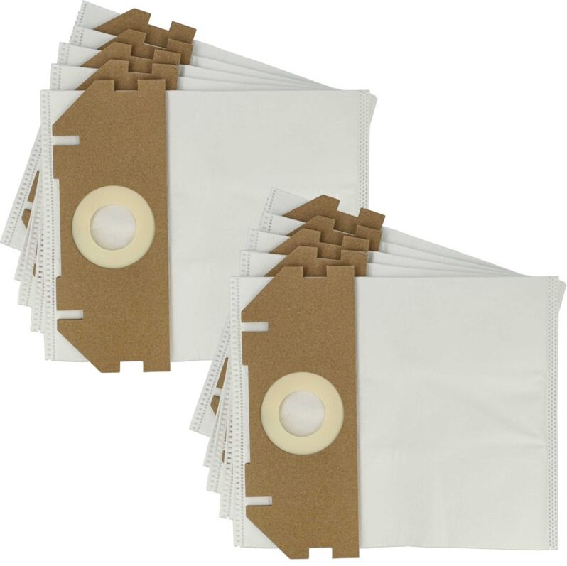 10x Staubbeutel Ersatz für Metabo 630173000 für Staubsauger - Mikrovlies, 30cm x 25cm Weiß - Vhbw