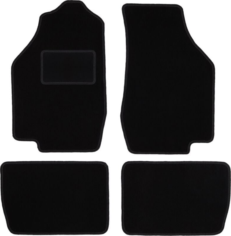Schwarze Veloursmatten für: Honda Civic III Fließheck (1983-1987)