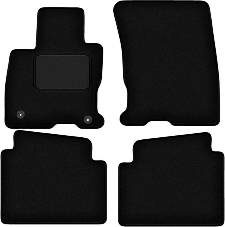 Schwarze Veloursmatten für: Ford Kuga MK3 SUV (2019-)