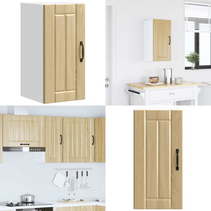 Küchen-Hängeschrank Lucca Sonoma-Eiche Holzwerkstoff - Vidaxl