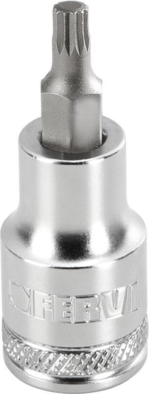 Steckschlussel mit xzn m6 1/2 Einsatz Fervi bn443n006a