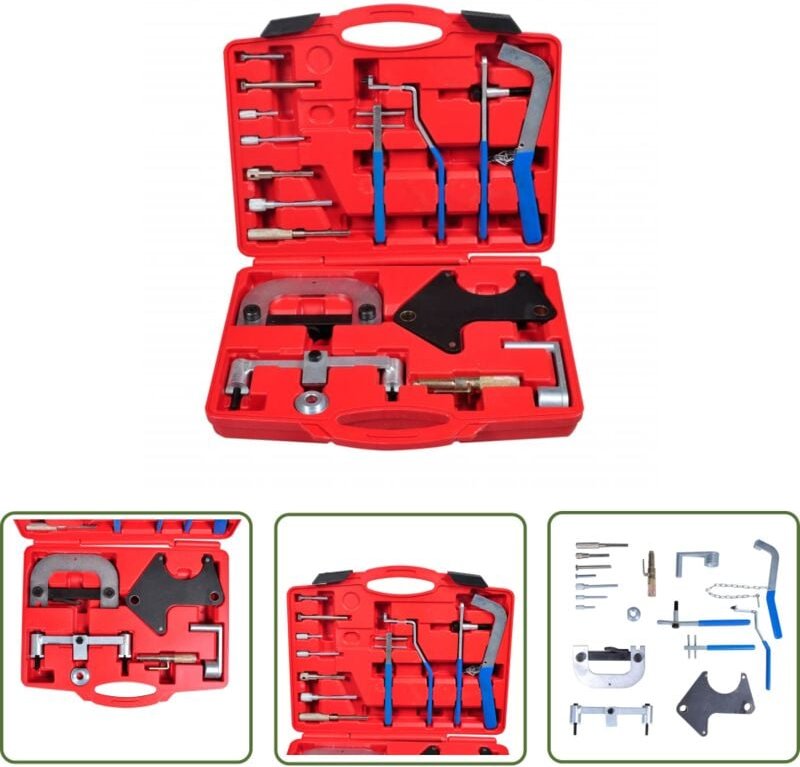 The Living Store Motoreinstellwerkzeug-Set Geeignet für Renault - Renault Werkstatt - Autowerkstatt - Zündkerzen - Keilr...