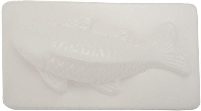Woosien - 3D Karpfen Cyprinus Fisch Kuchen Form Gelee Sugarcraft Form Diy Werkzeug Küche Weiß s