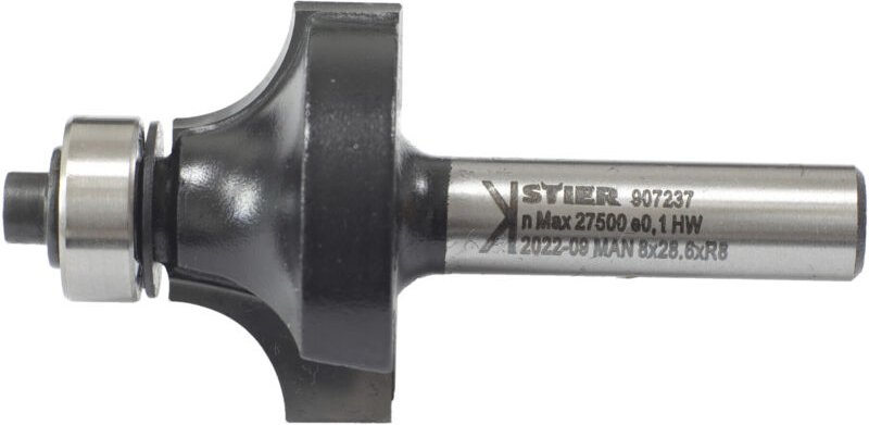 Abrundfräser D28,6 x R7,9 x S8 mm hm (hw) - Stier