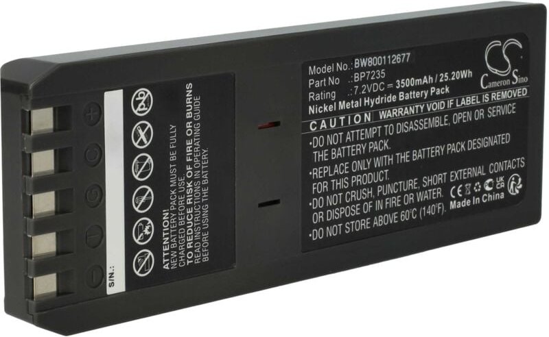 Vhbw - Akku Ersatz für Fluke 116-066, 668225, BP7235 für Messgerät (3500mAh, 7,2V, NiMH)