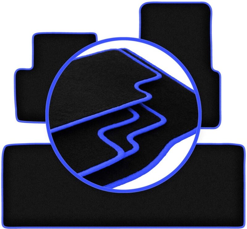 CARLUX-BLUE Autofußmatten für: Renault Espace III Minivan (1996-2002)