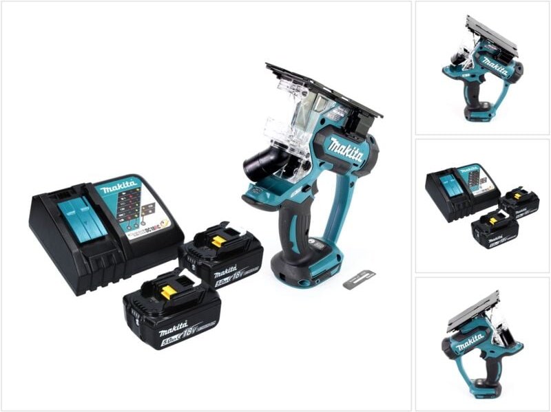 Makita - dsd 180 rt Akku Gipskartonsäge 18 v + 2x Akku 5,0 Ah + Ladegerät