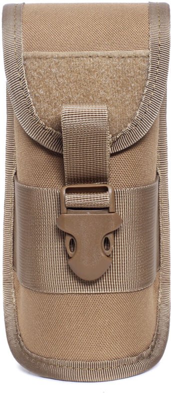 Sollbry - Brillenetui für den Außenbereich, langlebig, taktische Tasche, Sonnenbrillenetui, Armee-Stil, Taschenlampentas...