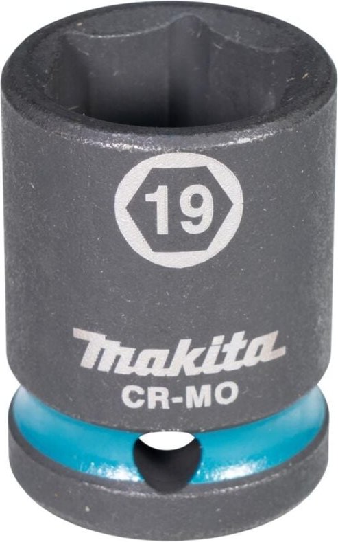 E-16156 Steckschlüssel 1/2" SW19 Impact Black kurz - Makita