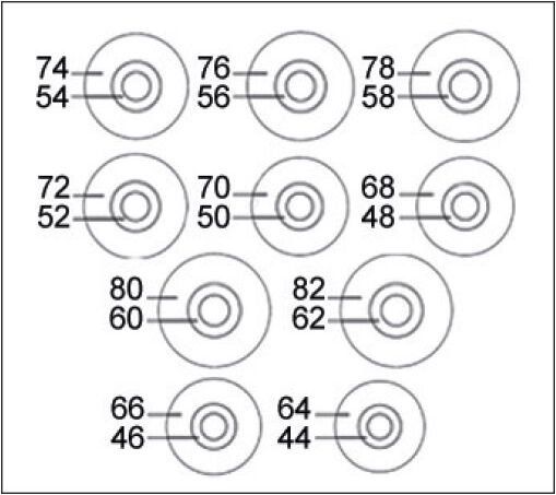 M16 bolzen für REF.52494 JBM 12929